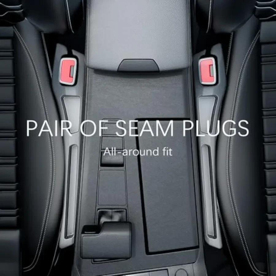 Car Seat Gap Filler Organizer, Anti-drop Silicone Gap Plug, Universal Non-slip Car Storage Solution, Say Goodbye to Falling Sundries