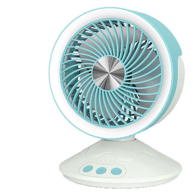 

Mini ventilador de escritorio USB con luz nocturna y difusor de aroma portátil