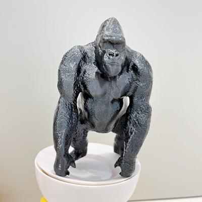 Creative Gorilla Statue Decor,Resin Craftsmanship Modern Home Decor for Living Room Ornament,Showroom & Luxury Interior Model