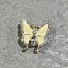 Brass Base 3D Butterfly Cufflinks Rhinestone Button Cover Creative Sleeve Button  Men Women