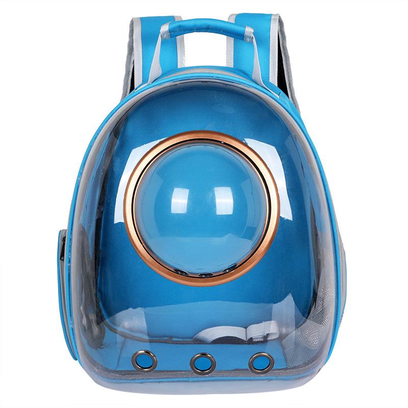 Portable Transparent Cat Backpack: Breathable, Spacious Double-Shoulder Pet Carrier