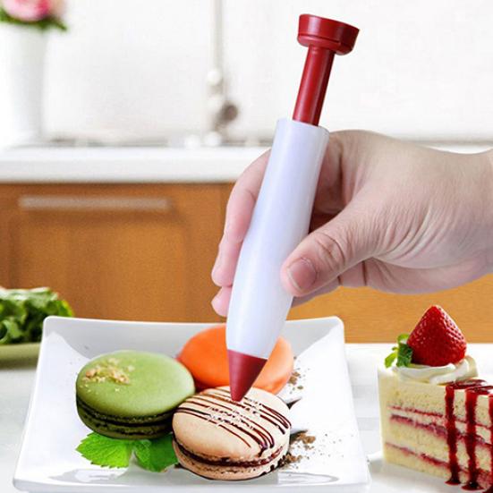Kitchen Tool Reusable Chocolate Cupcake Pastry DIY Cake Decorating Tip Pen