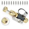 1 Set 1/4&5/16 In 1 Valve Core Removal Tool 20 Microns Vacuum-Rated Core Removal Tool Valve Core Disassembly Installation Tool