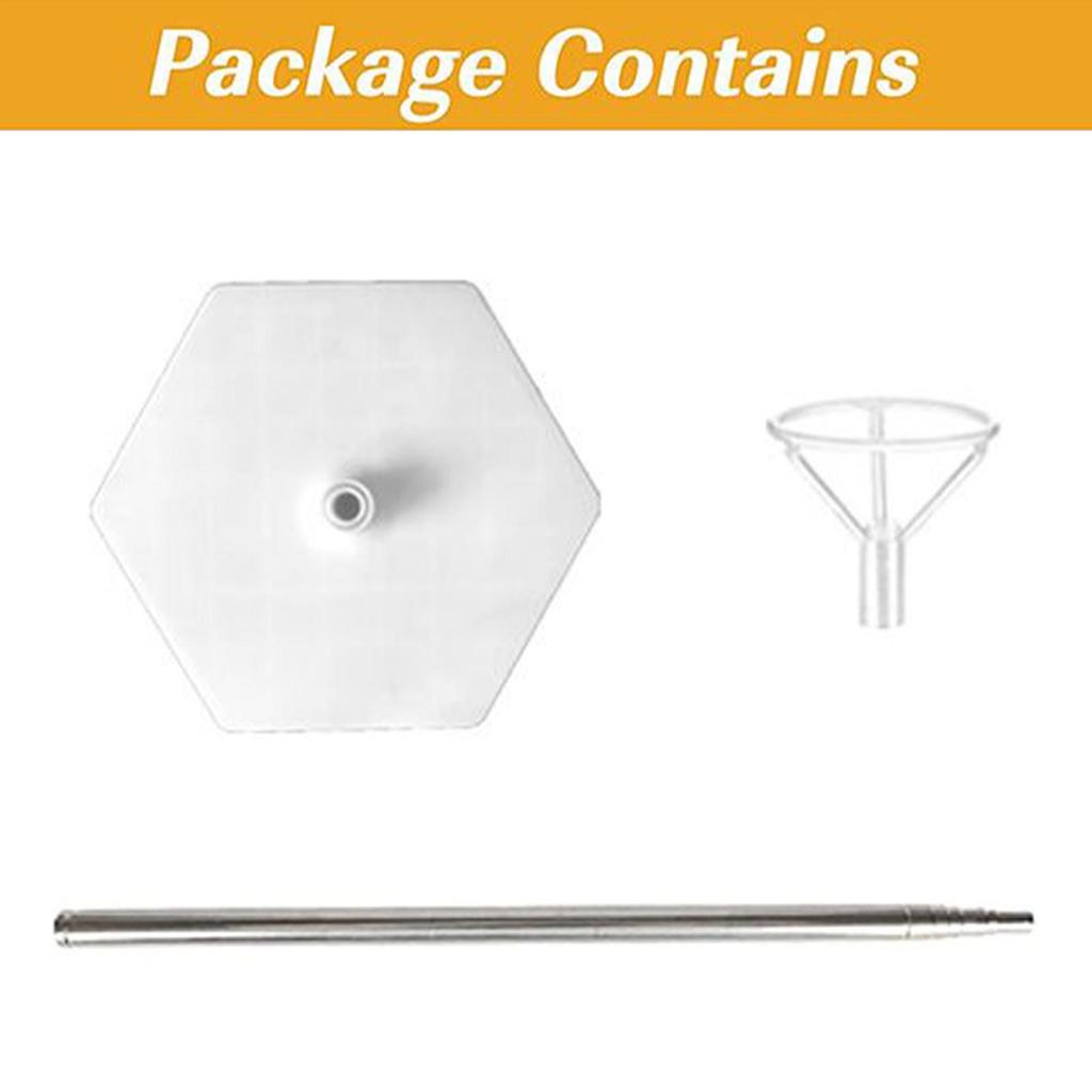 Balloon Stand Adjustable Balloon Column Stand Set Reusable Telescopic Pillar Stainless Steel Height Adjustable Party Decorations
