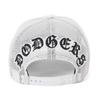 New Era Mesh Cap MLB ONSPOTZ Exclusive LA White FREE 9Forty Trucker Black Letter Arch Undervisor Paisley Mib Los Angeles Dodgers 9FORTYA-FRAME A-Frame