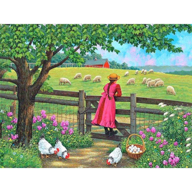 5D Diamentowe Malowanie Scenerii Kryształki Zdjęcia Krajobraz Diament Mozaika Kreskówka Wystrój Domu