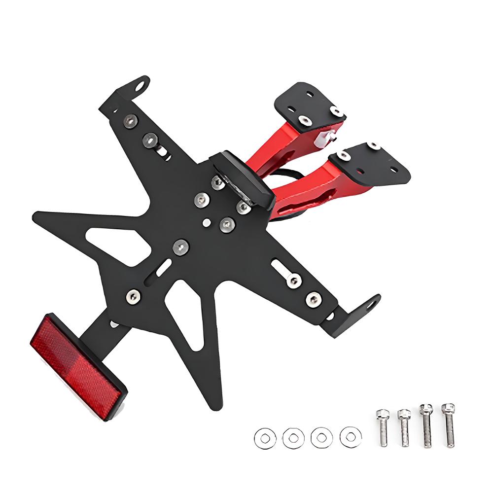 Motorcycle License Plate Stay Holder General Accessories Eliminator Bracket For YAMAHA TMAX530 2017-2025 TMAX560 2019-2025 красный
