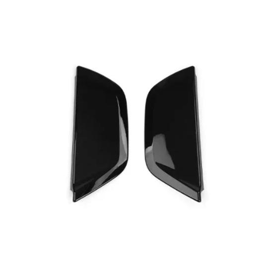 For Kia TASMAN 2025 2026 2PCS Black Carbon Fiber ABS C-Pillar Cover Trim Exterior Sticker Accessories LHD/RHD