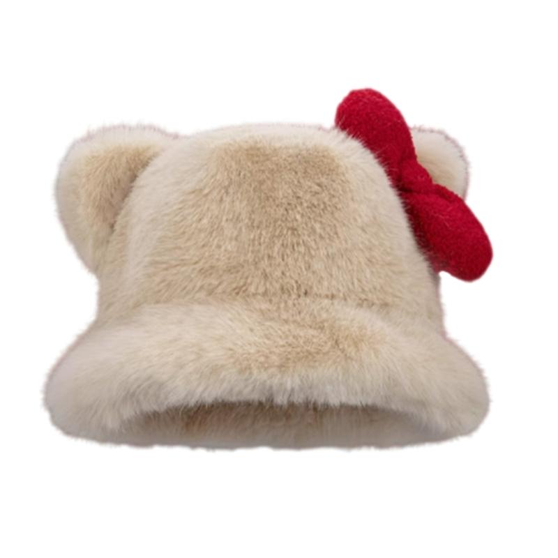 

Модная теплая зимняя шляпа-ведро с пушистыми кошачьими ушками, шляпа рыбака для женщин, девушек, для зимнего спорта, активного отдыха, путешествий хаки