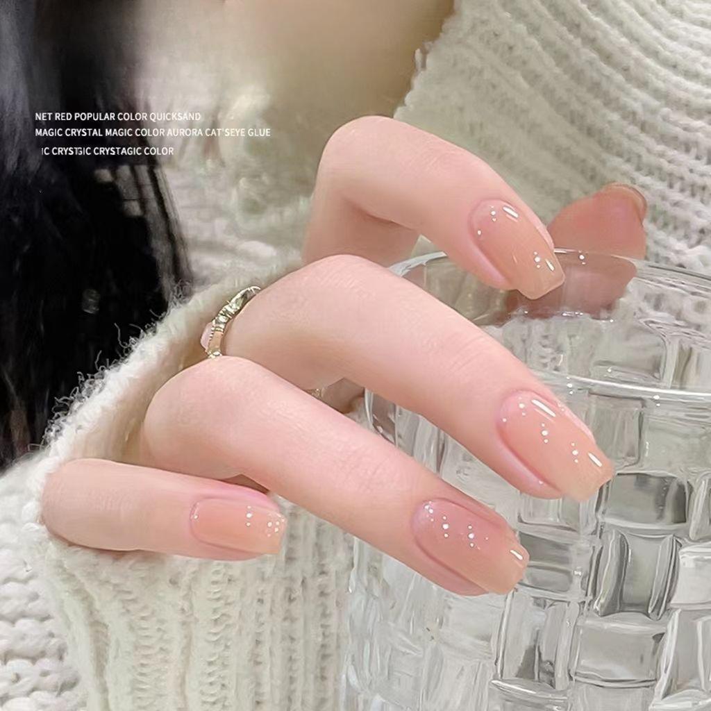 

Нюдовый быстросохнущий водостойкий лак для ногтей - Стойкий, не требующий сушки, не выцветающий, не трескающийся, летняя отбеливающая формула 11