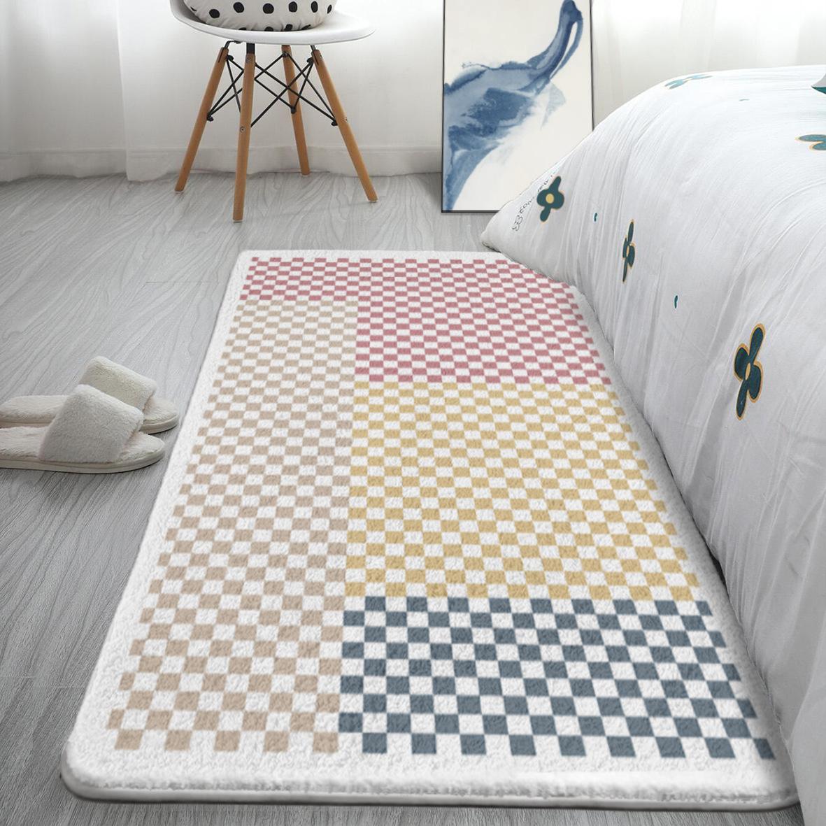 

Новый светлый роскошный ковер для гостиной, прикроватный ковер, диван для спальни с эркером, минималистский ковер для входа 60*160