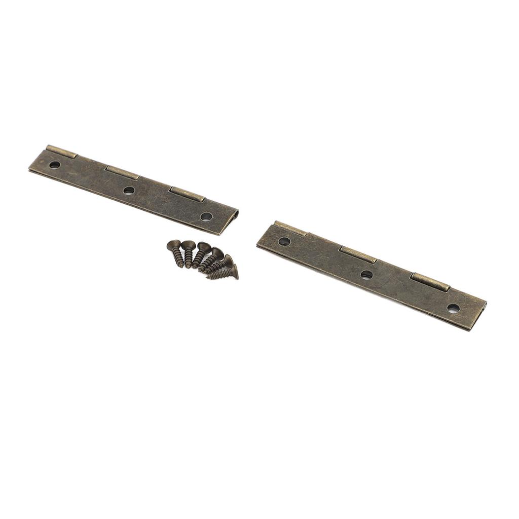 50 Pcs Door Hinge 58x19mm Vintage Hvy Duty Iron Folding Butt Hinge for Sewing NaMachine Table Cabinet