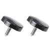 6pcs Soft Top Roof Window Frame Surround Fastener Thumb Screws Nuts Knob P for Jeep Wrangler JK 2007-2018 (2 Short + 4 Long)