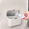 1pc Multifunctional ABS Car Trash Can - Universal Dry Wet Dual-Use Garbage Bin for Car Interior Storage