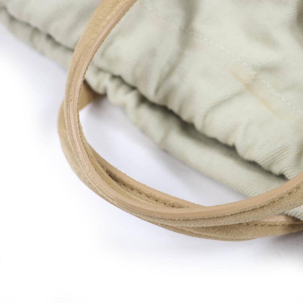 Tolle PIERRE HARDY Tragetasche Bulle Tragetasche Wildleder 2-Wege Schultertasche mit Pochette Gebraucht