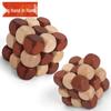 Luban Lock Wooden Puzzle: Classical Kongming Dragon Tail Rubik's Cube Toy for Adults and Children