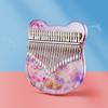 Thumb Piano Kalimba Instrument 17/21 Keys Acrylic Mini Finger Piano Musical Instruments with Tuning Mallet for Beginner