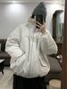 Women's Winter Quilted Jacket with Faux Fur Collar - Eagle Design