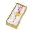 Clear Rose in Gift Box Artistic Flower Sculpture for Valentine's Day Elegant Home Office Decor And Romantic Gift