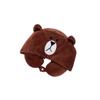U Shaped Cartoon Neck Pillow Hooded Memory Foam Embroidery Multicolor Girls Gift