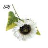 Realistic Sunflower Petals Artificial Flowers Bouquet for Home Decoration UV-Resistant Living Room Flower Decor Fade-Free Adjustable Stem Bedroom