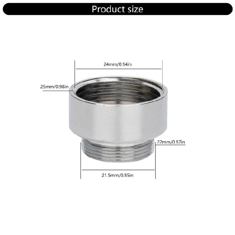 20 Pieces Tap Adapter Set Multipurpose Water Tap Connectors Thread Adapter for Kitchen Faucets and Garden Hose Use