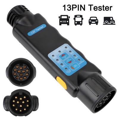 Diagnosetools Trailerstekkercontact Tester Auto Vrachtwagen Caravan Accessoires Bedradingscircuit Lichttest 13 Pin Universeel 12V