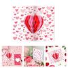 3D Popup Valentine's Day Card for Unique Party Celebration Handmade Greeting Card with Envelope Elegant Birthday Gift