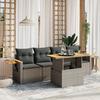 VidaXL Garden Lounge Set with Cushions 5 Pcs, Patio Sofas, Patio Furniture Set, Outdoor Furniture, Grey 3273398