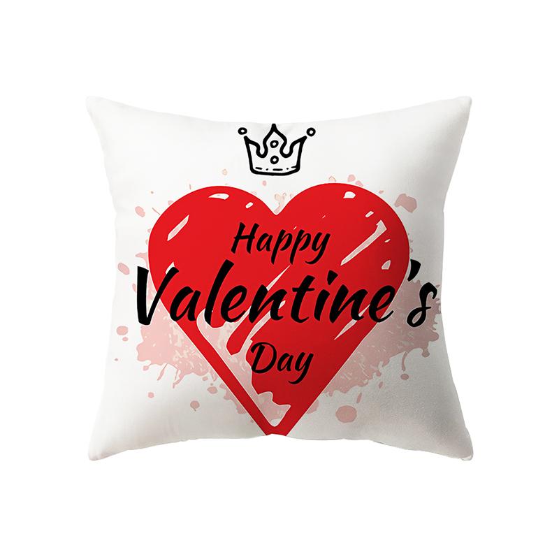 Christmas Theme Christmas Decoration Printed Pattern Cushion Cover Home Living Room Sofa Decor Waist Cushion Pillow Cover