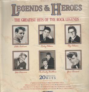 

LP Record VARIOUS Legends Heroes SMR987 Stylus Music 1989 UK Rock Used