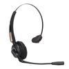 RJ9 Telephone Headset Noise Canceling Single Sided Spring Wire Headphone with Mic for Office Call Ce