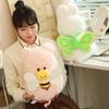 Cute Butterfly Rabbit Bee Pig Doll Plush Toy Doll Children's White Rabbit Rag Doll Birthday Gift
