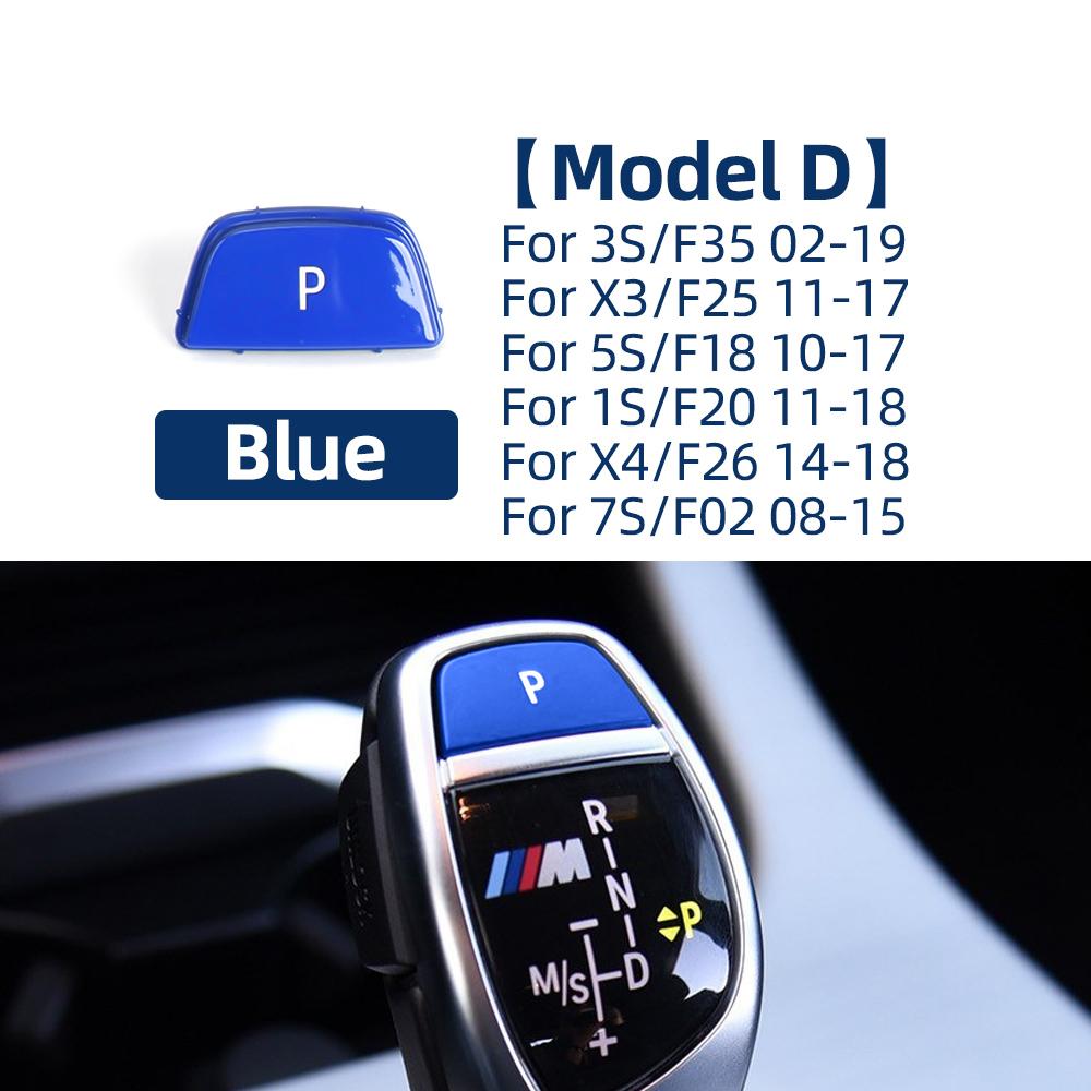For BMW 1 3 5 6 7 Series X3 X4 X5 X6 F15 F16 F25 F26 F30 F31 F10 F11 F02 G12 G30 G08 Car Gear Shifter Knob P Parking Button Fit