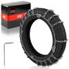 1PZ JP9-TH2 100/90-14 Tire Snow Chain, 19 Tiers, Anti-Slip, For Normal Tires, For Motorcycles, Motorcycles, High Grip, Snowy Roads, Sand
