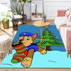 1Pc Christmas Chase Rug Office Carpet Indoor Outdoor Doormat Nonslip Soft And Comfortable Living Room Christmas Halloween Gift D91862