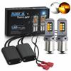 LED 1156 PY21W BAU15S P21W BA15S T20 7440 W21W WY21W Zweifarbig Doppelmodus Canbus Kein Fehler Tagfahrlicht Blinker Lampe Weiß Gelb