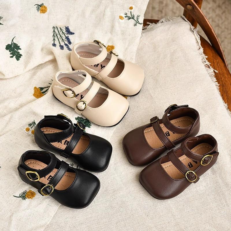 2025 spring baby shoes baby soft sole soft leather princess shoes women's spring and autumn toddler shoes girls single shoes toddler shoes