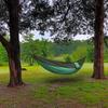 Portable ultralight tourist hammock - set