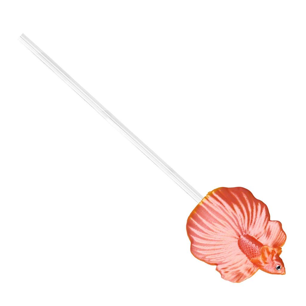 Betta Fisch Trainingsstab Ornament Handgefertigtes Aquarium Zubehör Fischbecken Dekoration für Betta Fisch Liebhaber