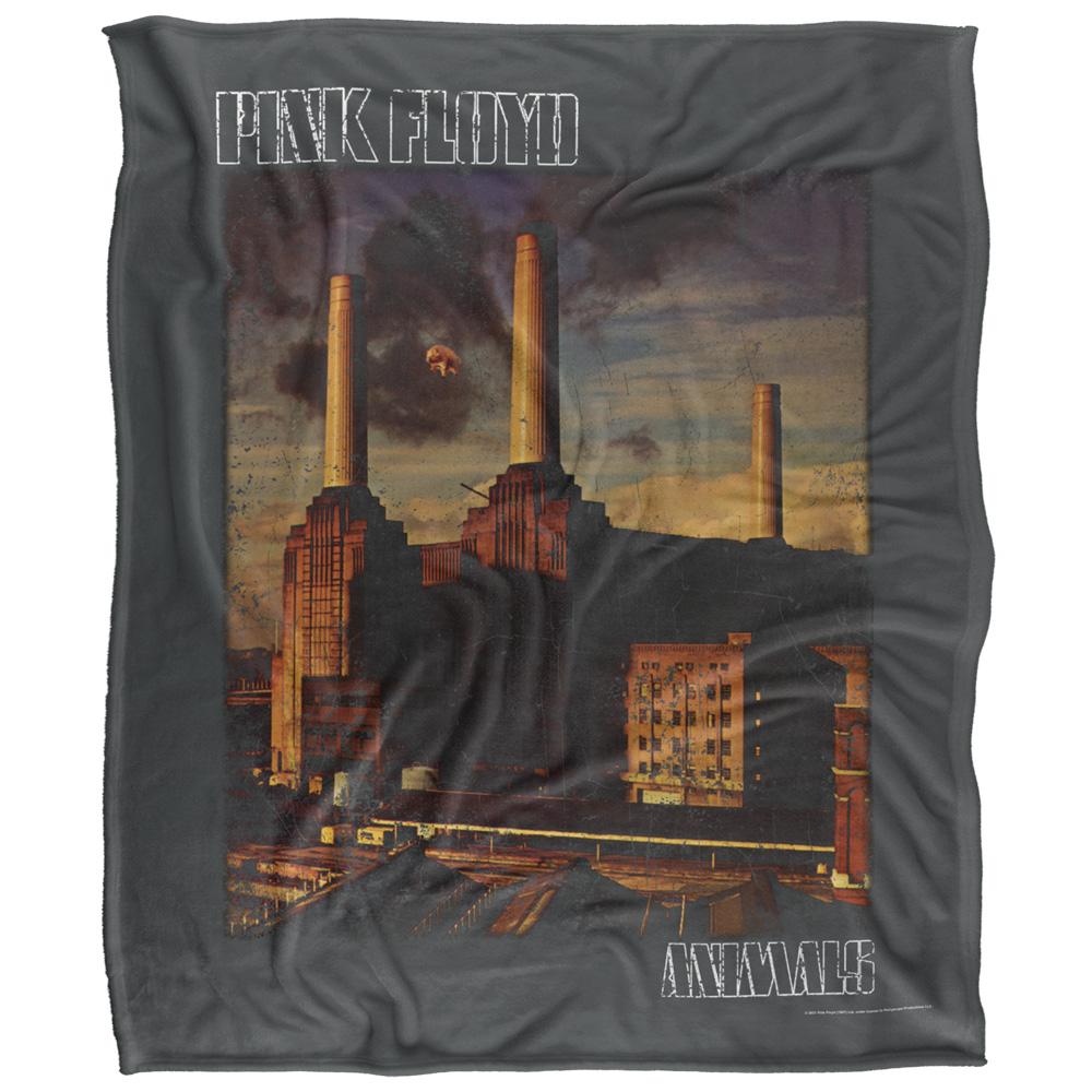 Pink Floyd Animals Silky Faded Supersoft Blanket
