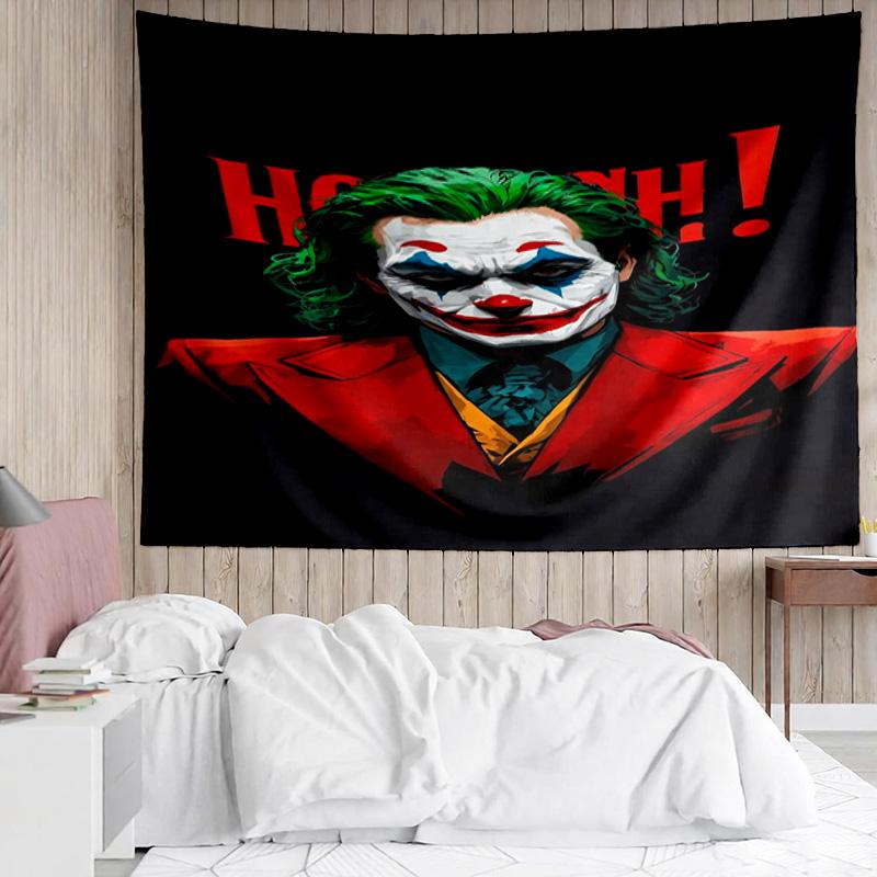 1PC Cool clown Pattern K-pop music group Tapestry Accessories for Bedroom,Livingroom, dormitory Room Wall Decor Fan Birthday Gifts
