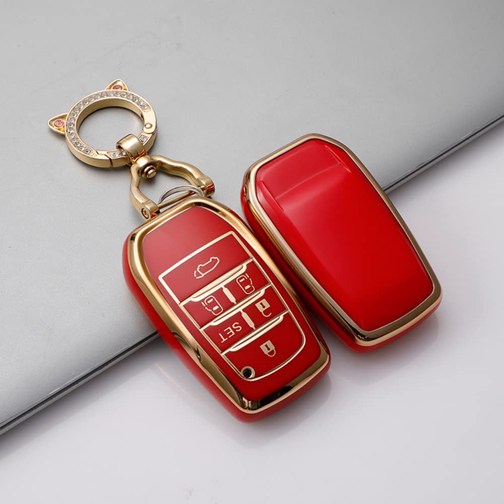 Key case for key key key for Toyota Alphard 30 late early Vellfire 30 late early hard to fall key red Toyota, holder, cover, protection, series,