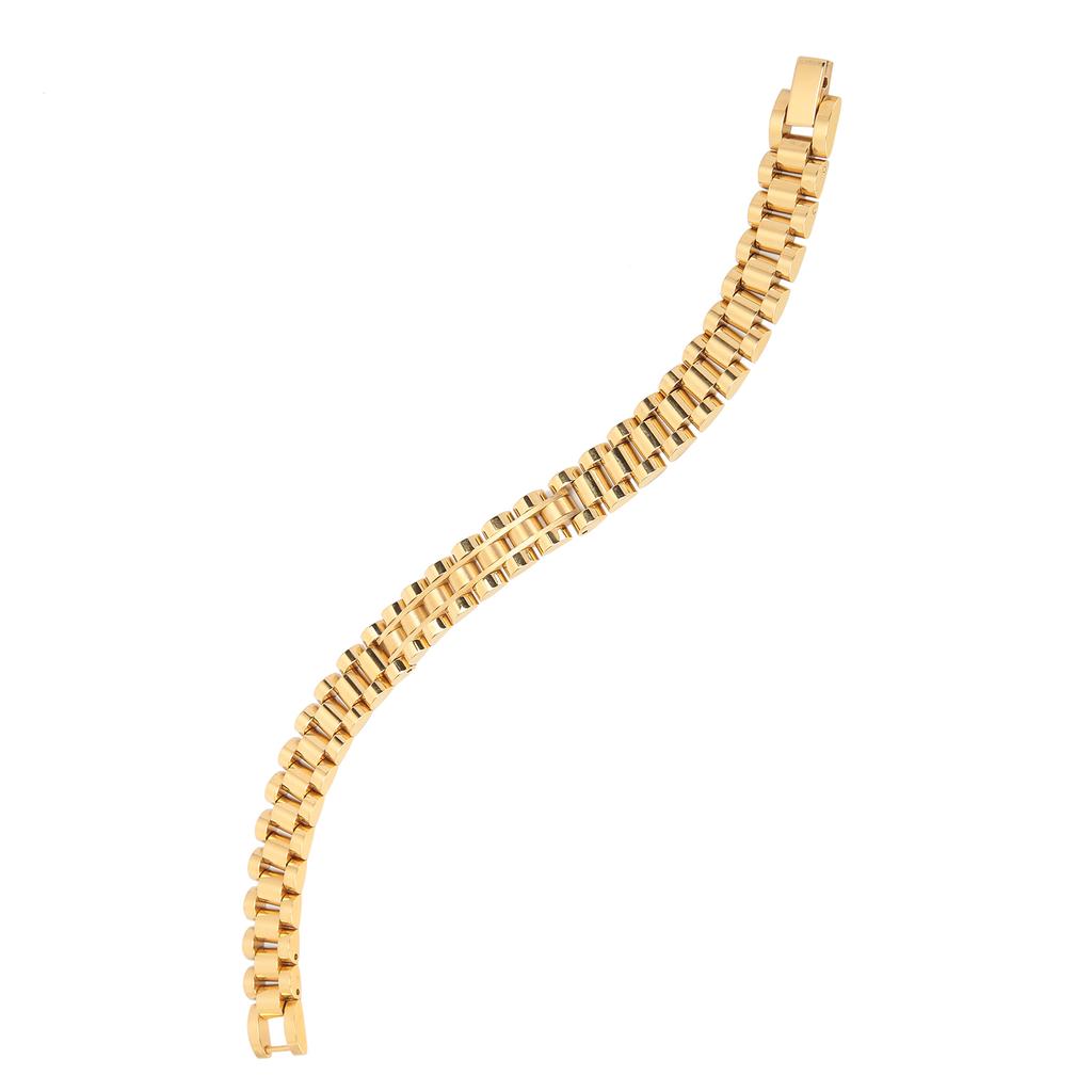 Modisches Armband Elegante Handkette Edelstahllegierung Goldenes Handgelenks-Schmuckstück