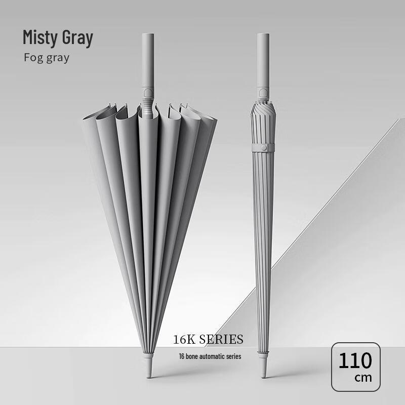 JOYUKE Men s Reinforced 16-Rib Straight Umbrella