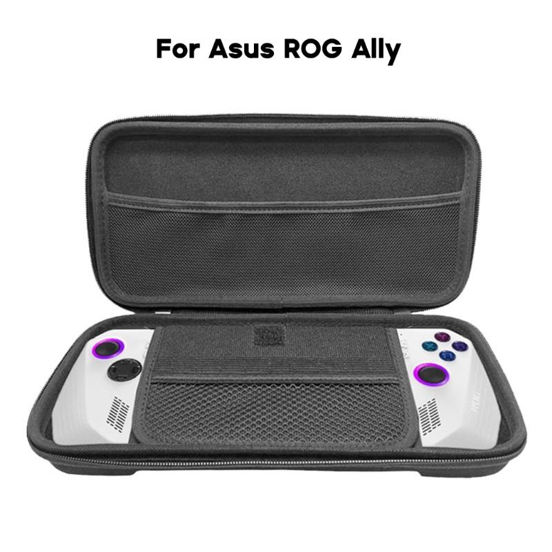 Large Capacity Storage Bag Compatible for RogAlly Console Portable Hard Carrying Bag Shockproof Hard Shell Case Antifall