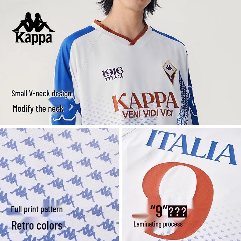 Kappa 2025 Summer Couple Sport Long-Sleeve T-Shirt XL