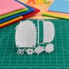Cactus Die Cut, Scrapbooking Metal Cutting Dies, Cute Potted Cactus Die for Craft Paper Photo Album DIY Scrapbooking Embossing