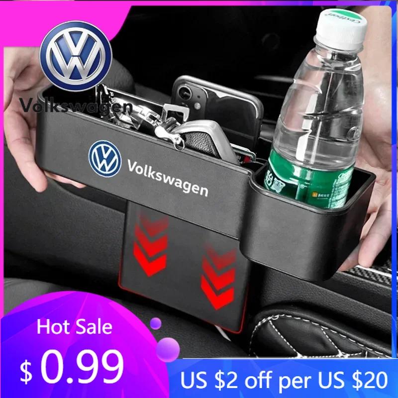 2026 Hot For Volkswagen VW For Volkswagen Golf 5 MK6 7 Polo Passat Bora Jetta Tiguan CC Scirocco Lavida ABS Car Seat Gap Storage