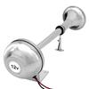 Boat Stainless Steel 12v Horn Single Air Trumpet Horn Compressor Speaker Low Tone Ship Train RV Trailer